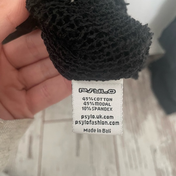 New No Tags Super Cool Unique Psylo Women’s top (size 3) with crazy cut outs - Picture 5 of 5